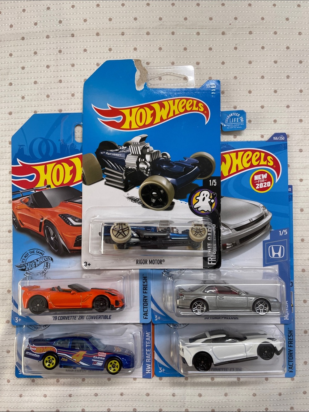 Hot wheels Kids Toy Car Set Assortment Corvette Impala Honda